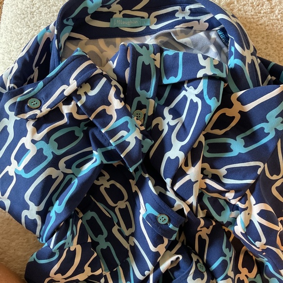 Great J.Mclaughlin shirt!  Size L. - Picture 6 of 7